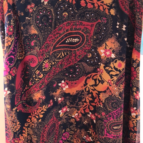 Coldwater Creek Flowy Midi Skirt Size W XS Worn Once - Picture 3 of 8